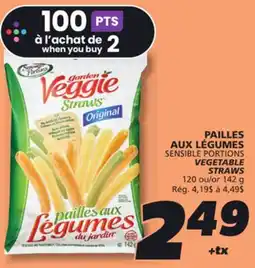 IGA SENSIBLE PORTIONS VEGETABLE STRAWS offer