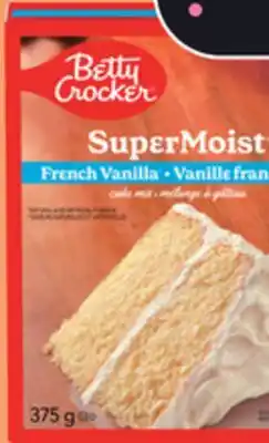 IGA BETTY CROCKER SUPERMOIST CAKE MIX offer