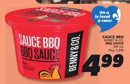 IGA BENNY & CO. BBQ SAUCE offer