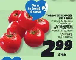 IGA GREENHOUSE RED TOMATOES offer