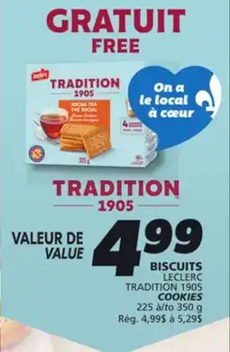IGA LECLERC TRADITION 1905 COOKIES offer