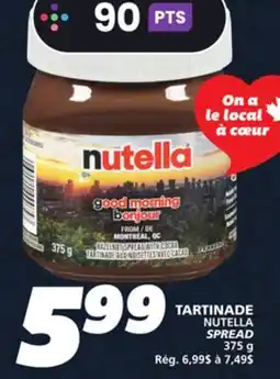 IGA TARTINADE NUTELLA SPREAD offer