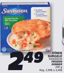 IGA SWANSON FROZEN DINNER offer