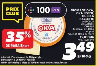 IGA AGROPUR SIGNATURE CHEESE offer