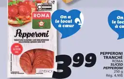 IGA ROMA SLICED PEPPERONI offer
