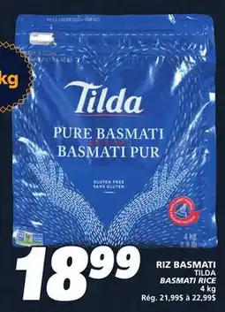 IGA TILDA BASMATI RICE offer