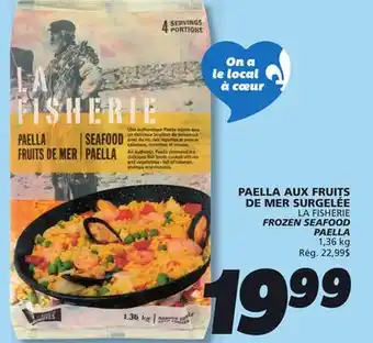 IGA LA FISHERIE FROZEN SEAFOOD PAELLA offer