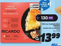 IGA RICARDO FROZEN PINK SALMON PIE offer