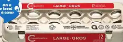 IGA COMPLIMENTS WHITE EGGS offer
