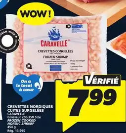 IGA CARAVELLE FROZEN COOKED NORDIC SHRIMP offer