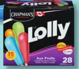 IGA CHAPMAN'S FROZEN TREATS offer