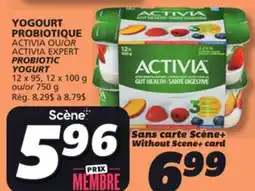 IGA ACTIVIA OR ACTIVIA EXPERT PROBIOTIC YOGURT offer