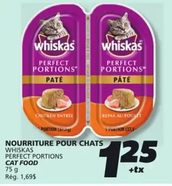 IGA WHISKAS PERFECT PORTIONS CAT FOOD offer