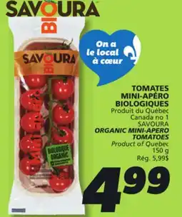 IGA ORGANIC MINI-APERO TOMATOES offer