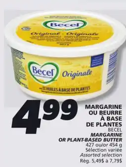 IGA BECEL MARGARINE OR PLANT-BASED BUTTER offer