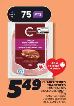 IGA COMPLIMENTS SLICED DELI MEAT offer