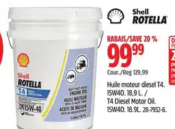 Canadian Tire Shell Rotella T4 Diesel Motor Oil offer