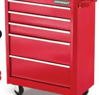 Canadian Tire 24˝ 5-Drawer Tool Cabinet. 400-lb caster capacity offer