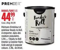 Canadian Tire Premier Ready to Roll Interior & Exterior Paint offer