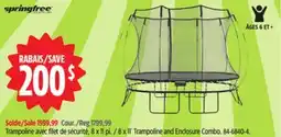 Canadian Tire Springfree 8 x 11´ Trampoline and Enclosure Combo offer