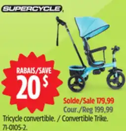 Canadian Tire Supercycle Convertible Trike offer