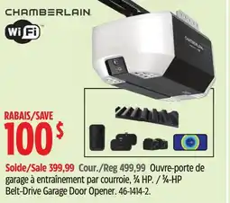 Canadian Tire CHAMBERLAIN 3⁄4-HP Belt-Drive Garage Door Opener offer