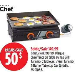 Canadian Tire Grill Turismo 2-Burner Tabletop Gas Griddle offer