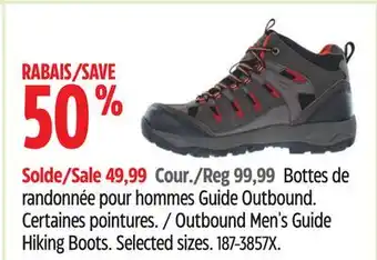 Canadian Tire Outbound Men's Guide Hiking Boots offer