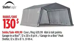 Canadian Tire ShelterLogic Garage-in-a-Box Peak Shelter offer