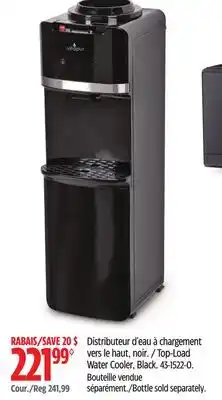 Canadian Tire MASTER Chef Top-Load Water Cooler, Black offer