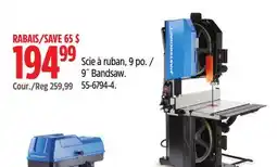 Canadian Tire MASTERCRAFT 9˝ Bandsaw offer