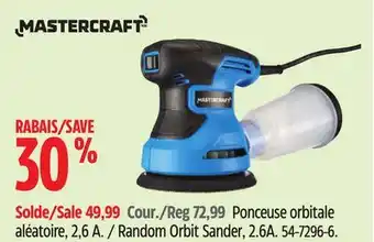 Canadian Tire Random Orbit Sander, 2.6A offer