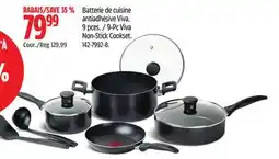 Canadian Tire T-fal 9-Pc Viva Non-Stick Cookset offer