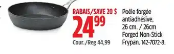 Canadian Tire 26cm Forged Non-Stick Frypan offer