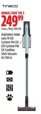 Canadian Tire GO Cyclone Pet EX Cordless Stick Vacuum offer