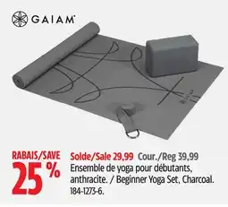 Canadian Tire Beginner Yoga Set, Charcoal offer