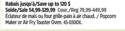 Canadian Tire Cuisinart Popcorn Maker or Air Fry Toaster Oven offer