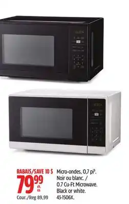 Canadian Tire MasterChef 0.7 Cu-Ft Microwave offer