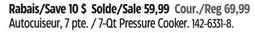 Canadian Tire Imusa 7-Qt Pressure Cooker offer