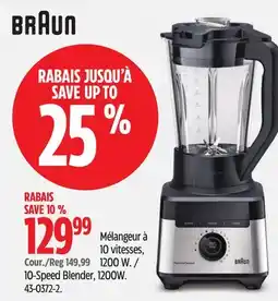 Canadian Tire 10-Speed Blender offer