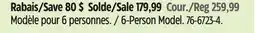 Canadian Tire OUTBOUND 6-Person Model offer