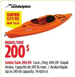Canadian Tire Sun Dolphin Aruba Kayak offer