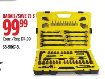 Canadian Tire Stanley Pro Max Black Chrome Socket Set, 126-pc offer