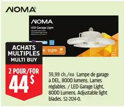 Canadian Tire NOMA LED Garage Light, 8000 Lumens offer