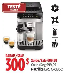 Canadian Tire Delonghi Magnifica Evo offer