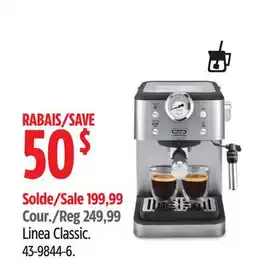 Canadian Tire De'Longhi Linea Classic offer