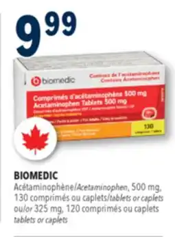 Familiprix TYLENOL, Acetaminophen, 500 mg, 200 tablets, 200 caplets or Action Rapid Release, 120 gelcaps offer