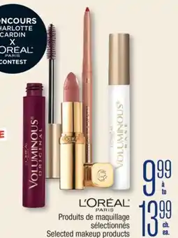 Jean Coutu L'ORÉAL Selected makeup products offer
