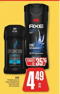 Jean Coutu AXE Selected body care products offer
