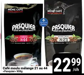 Pasquier Café moulu mélange 21 ou 44 Pasquier offer